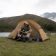 Палатка Naturehike NH18A095-D 20D одноместная сверхлегкая с ковриком коричневый, арт. 6927595712818 [NATUREHIKE]